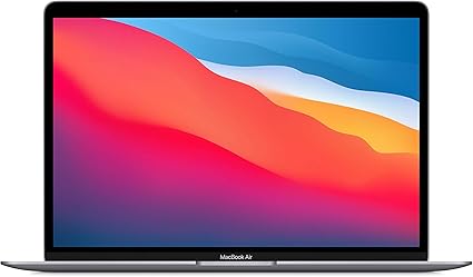 Apple 2020 MacBook Air Laptop M1 Chip, 13” Retina Display, 8GB RAM, 256GB SSD Storage, Backlit Keyboard, FaceTime HD Camera, Touch ID. Works with iPhone/iPad; Space Gray